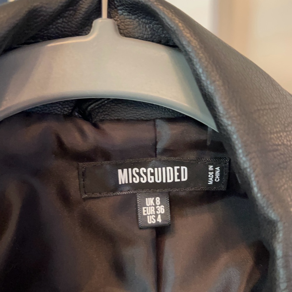 Faux leather moto jacket - Picture 4 of 5